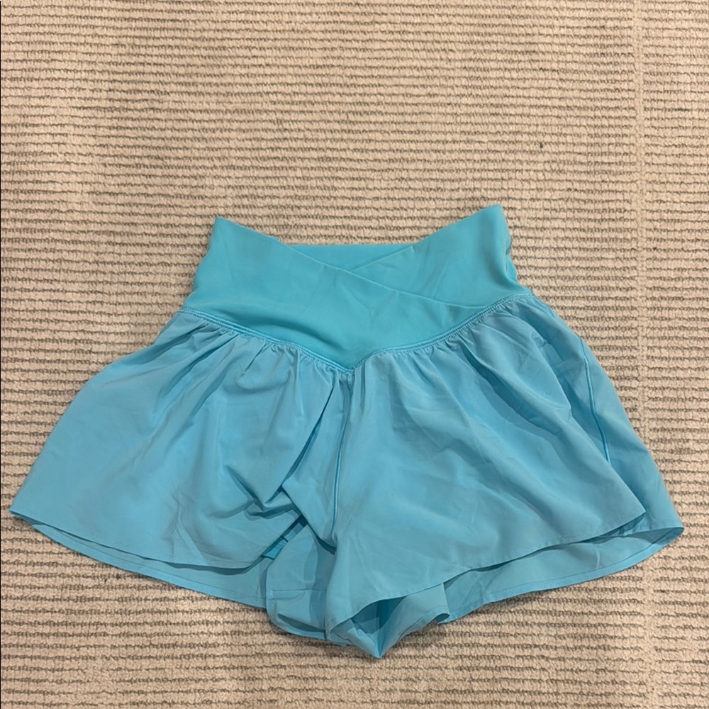 Aerie Blue Skorts with Flowy Design